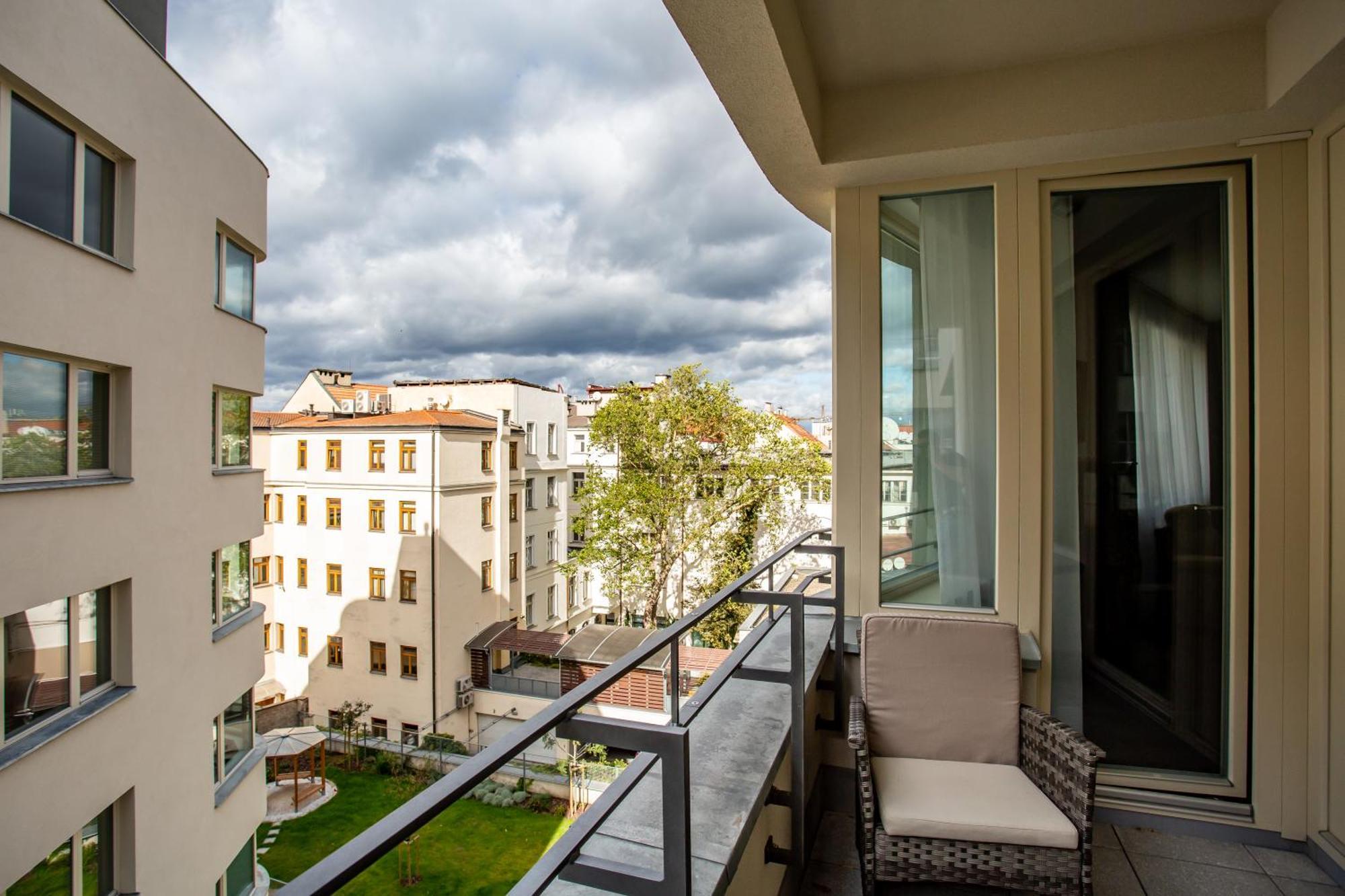 Ferienwohnung Melody Prag Exterior foto